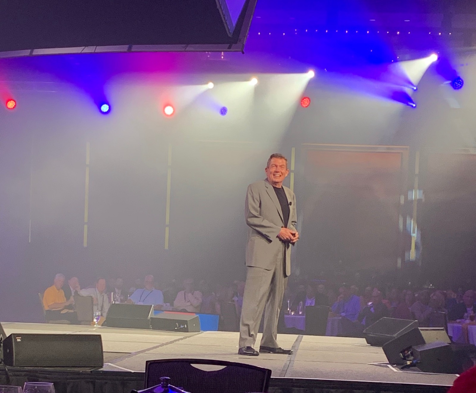 Terry L. Fossum on stage